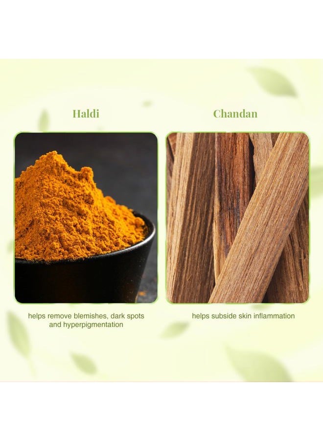 VLCC Ayurveda Skin Brightening Haldi And CHandan Facewash, 100ml, multi - Image 4